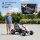 Gokart, Tretauto mit verstellbarem Sitz, Bremse, Pedalantrieb, Tretfahrzeug mit Vor- und Rückwärtsgang, Kinderfahrzeug bis 35 kg belastbar, für Kinder 3-6 Jahre Weiß