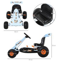 Gokart Tretauto mit Handbremse, verstellbarem Sitz,...