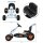 Gokart Tretauto mit Handbremse, verstellbarem Sitz, Pedal, Vor- und Rückwärtsgang, Kettcar Tretfahrzeug Kinderfahrzeug Kinderspielzeug Pedal-Gokart für Kinder ab 3 Jahren Hellblau