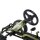 Go Kart Tretauto Tretfahrzeug mit Handbremse Kinderfahrzeug Kettcar Tretfahrzeug mit Verstellbarem Sitz ab 3 Jahren Grün 105 x 54 x 61cm