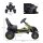 Go Kart Tretauto Tretfahrzeug mit Handbremse, Vor- und Rückwärtsgang, Kinderfahrzeug Kettcar Tretfahrzeug mit Verstellbarem Sitz für Kinder 3-6 Jahren, 99 x 65 x 56cm Grün