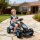 Kinder-Gokart, mit Pedalen, verstellbarem Sitz, In- und Outdoor, ab 5 Jahren, blau+schwarz, 121 x 58 x 61 cm