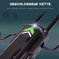 Gokart Tretauto mit Handbremse, verstellbarem Sitz, Vor- und Rückwärtsgang, bis 50kg für Kinder 5-12 Jahren Weiß