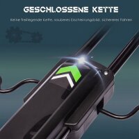 Gokart Tretauto mit Handbremse, verstellbarem Sitz, Vor- und Rückwärtsgang, bis 50kg für Kinder 5-12 Jahren Rot