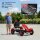 Gokart Tretauto mit Handbremse, verstellbarem Sitz, Vor- und Rückwärtsgang, bis 50kg für Kinder 5-12 Jahren Rot