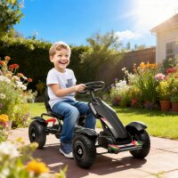 Kinder-Gokart, verstellbarer Sitz, Handbremse, ab 5...