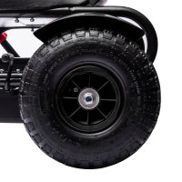 Kinder-Gokart, verstellbarer Sitz, Handbremse, ab 5 Jahren, 121 x 58 x 61 cm, Schwarz