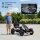 Kinder-Gokart, verstellbarer Sitz, Handbremse, ab 5 Jahren, 121 x 58 x 61 cm, Schwarz