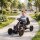 Go-Kart, Kinderfahrzeug mit verstellbarem Sitz, Tretfahrzeug, Tretauto mit Handbremse, 3-8 Jahre, Outdoor, Schwarz