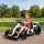 4 V Elektro Go-Kart für Kinder Bis 12 Km/h Gokart mit Drift-Funktion, 2 Motoren verstellbarem Sitz Sanftanlauf