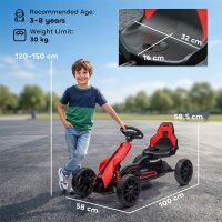 Go Kart Pedal Go Kart Rückwärts-uns...