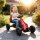Go Kart Pedal Go Kart Rückwärts-uns Vorwärtsgang, für Kinder von 3 bis 8 Jahren, Rot
