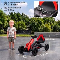 Elektro Go-Kart für Kinder 3-5km/h Gokart mit 2-Fach...