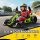 4 V Elektro Go-Kart für Kinder Bis 12 Km/h Gokart mit Drift-Funktion, 2 Motoren verstellbarem Sitz Sanftanlauf