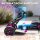 Gokart mit Pedalen, Tretauto für Kinder mit Bremse, rutschfeste Räder, Metallrahmen, 3-6 Jahre, Rosa