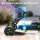 Gokart mit Pedalen, Tretauto für Kinder mit Bremse, rutschfeste Räder, Metallrahmen, 3-6 Jahre, Grün