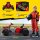 24V Elektrisches Go-Kart, Drift-Modus, verstellbarer Sitz, 5-Punkt-Sicherheitsgurt, Musikfunktion, 6-12 Jahre Rot