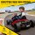 24V Elektrisches Go-Kart, Drift-Modus, verstellbarer Sitz, 5-Punkt-Sicherheitsgurt, Musikfunktion, 6-12 Jahre Rot