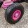 Pedal-Gokart für Kinder, höhenverstellbarer Sitz, EVA-Räder, Bremse, Kupplung, 3-8 Jahre, Rosa