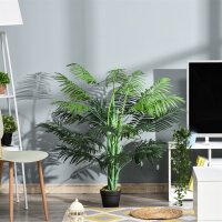 Künstliche Palme 125cm Groß Kunstpflanze mit...