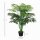 Künstliche Palme 125cm Groß Kunstpflanze mit 18 Palmenwedel im Topf für Wohnzimmer Balkon