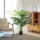 Künstliche Palme 125cm Groß Kunstpflanze mit 18 Palmenwedel im Topf für Wohnzimmer Balkon