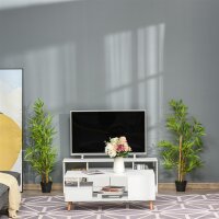 Künstlicher Bambus, Kunstpflanze, Dekopflanze mit Topf, Kunstbaum, Baumdekoration, 120 cm