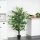 Künstlicher Ficus-baum groß 145 cm, Kunstbaum, Kunstpflanze, Plastik Künstliche Pflanzen im Topf, Fake Plant wie echt für Wohnzimmer Schlafzimmer Büro Garten Moderne Dekoration Geschenk