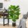 Künstlicher Baum 95 cm Kunstpflanze mit 33 Blättern, Topf für Wohnzimmer