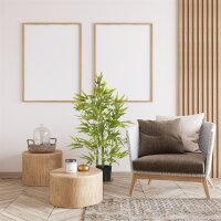 Künstlicher Baum, Kunstpflanze, 5 Stämme, 504...