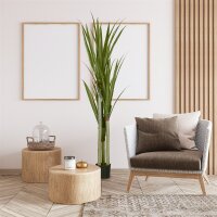 Künstliche Yucca groß 190cm Kunstpflanze,...