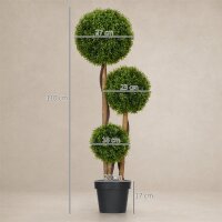 Künstlicher Buchsbaum groß 110cm,...