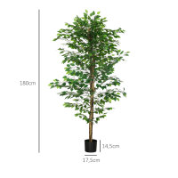 Künstlicher Ficus-Baum, realistisch, pflegeleicht,...