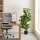 Künstliche Ficus-Pflanze, 110 cm hoch mit 90 Blättern & Topf für Wohnzimmer