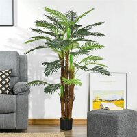Künstliche Palme, 1,6 m, realistische Zweige,...
