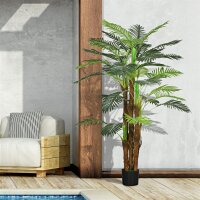 Künstliche Palme, 1,6 m, realistische Zweige,...