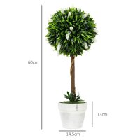 2er-Set Lavendel Kunstbaum, 60 cm hoch, inkl. Topf und...