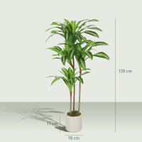 Künstlicher Dracaena-Baum 120 cm mit biegsamen...