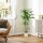 Künstlicher Dracaena-Baum 120 cm mit biegsamen Stämmen und weißem Pflanzgefäß für Wohnzimmer Schlafzimmer Büro
