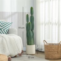 Kunstpflanze Kaktus Pflanzen groß 111 cm...