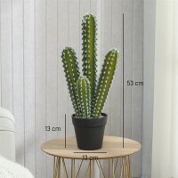 Kunstpflanze Kaktus Pflanzen 53 cm künstliche...