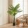 Künstliche Palme 150cm Kunstpalme mit 16 Palmenwedel Groß Kunstpflanze im Topf für Wohnzimmer Balkon Dekoration Grün