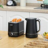 Set aus 1,7 L Wasserkocher und Toaster mit 6...