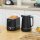Set aus 1,7 L Wasserkocher und Toaster mit 6 Bräunungsstufen, Schwarz/Stahl
