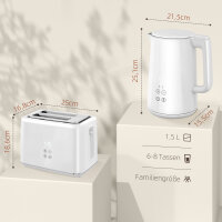 Küchenset mit Wasserkocher und Toaster, 7...