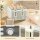 Wasserkocher- und Toaster-Set, 1,7 L, 2200W, Strix Thermostat, Filter, 4-Schlitz-Toaster, 7 Bräunungsstufen, Krümelfach