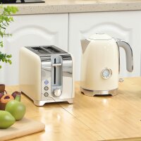 Wasserkocher- und Toaster-Set, 2200W, 7...