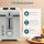 Wasserkocher- und Toaster-Set, 2200W, 7 Bräunungsstufen, versch. Funktionen, Creme