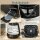 1,7L 2200W Schnellkoch-Wasserkocher und 4-Scheiben-Toaster-Set mit Kalkfilter, Schwarz