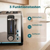 4-Scheiben-Toaster mit 7 Bräunungsstufen,...